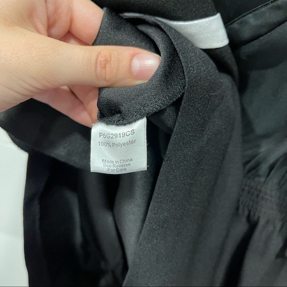 Parker Amor Two-Tone Sleeveless Romper White Black Size Small - Picture 13 of 15